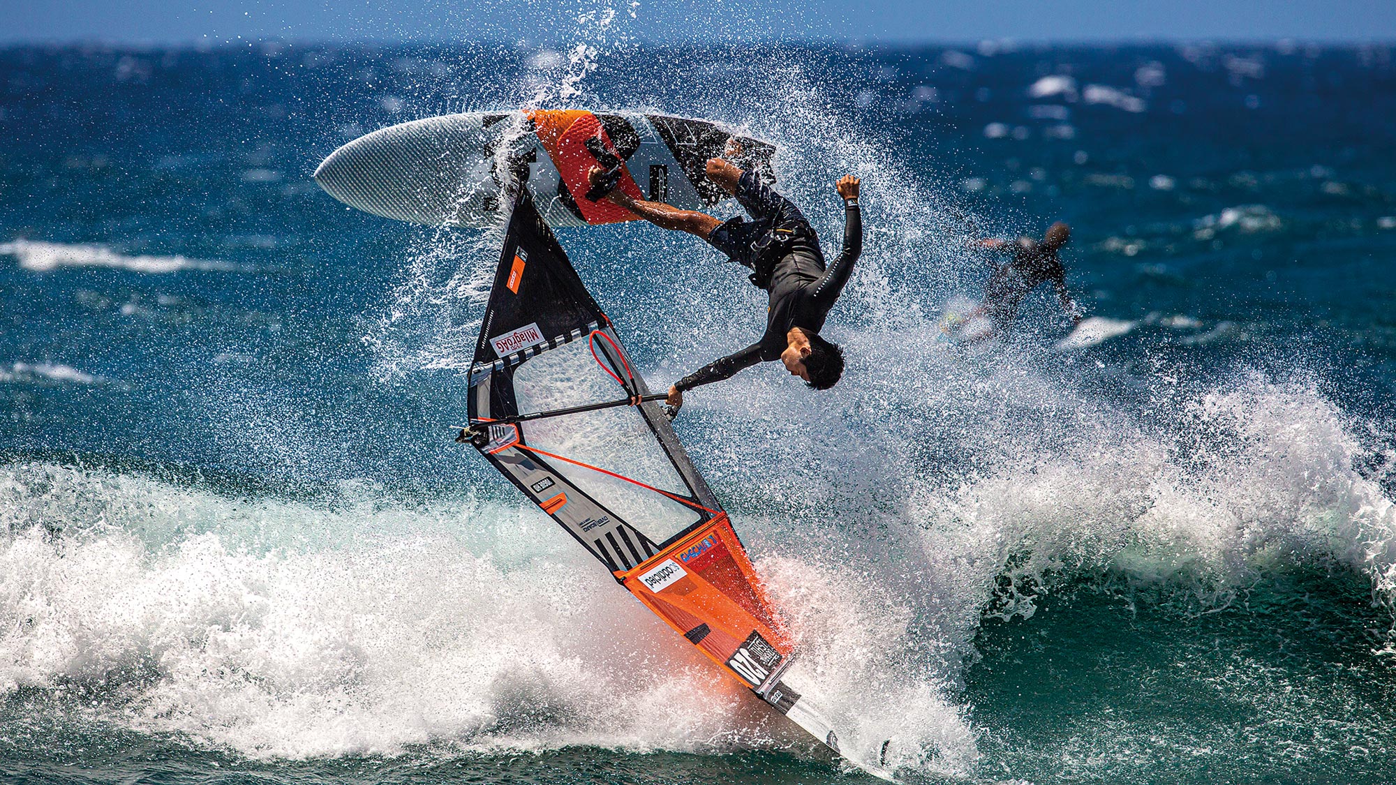 Professional windsurfer Takayoshi Ishii